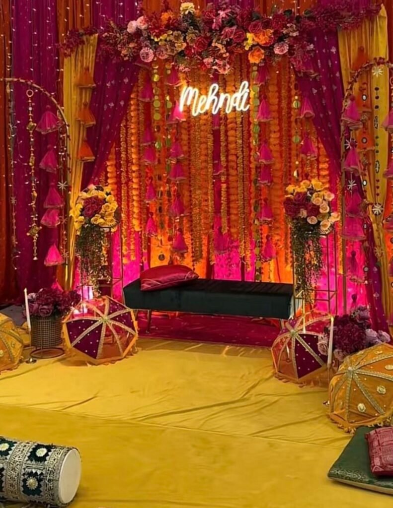 mehndi dholki ideas