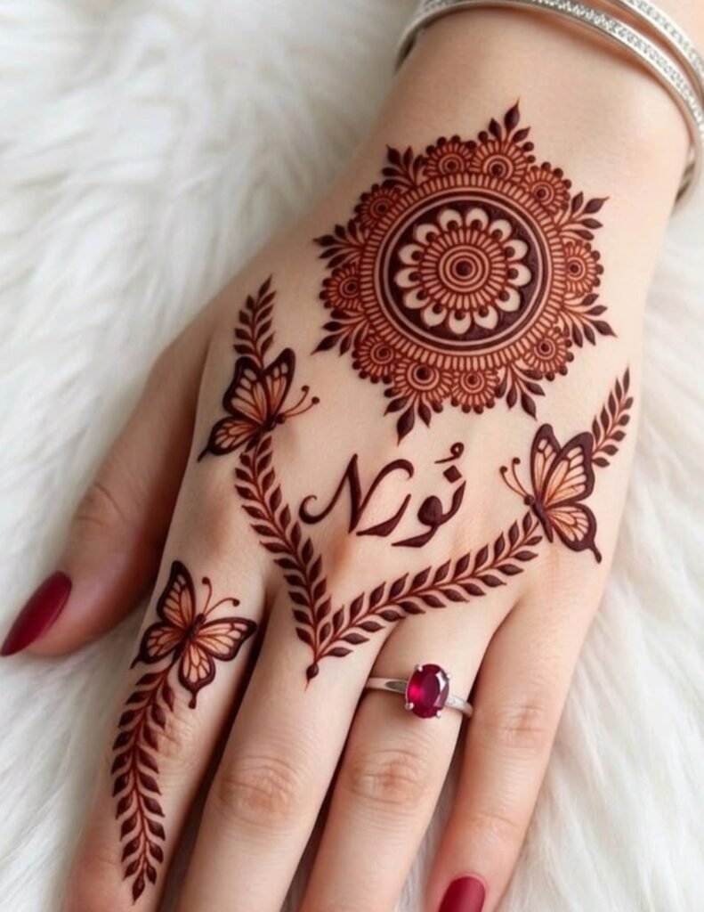 name mehndi design