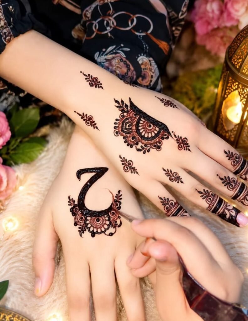 name mehndi design beautiful