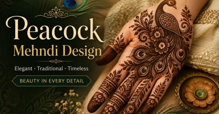 peacock mehndi design