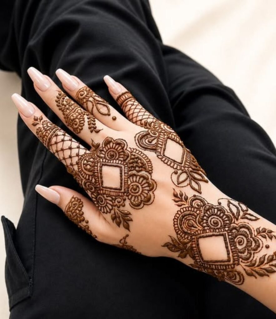 stylish mehndi design