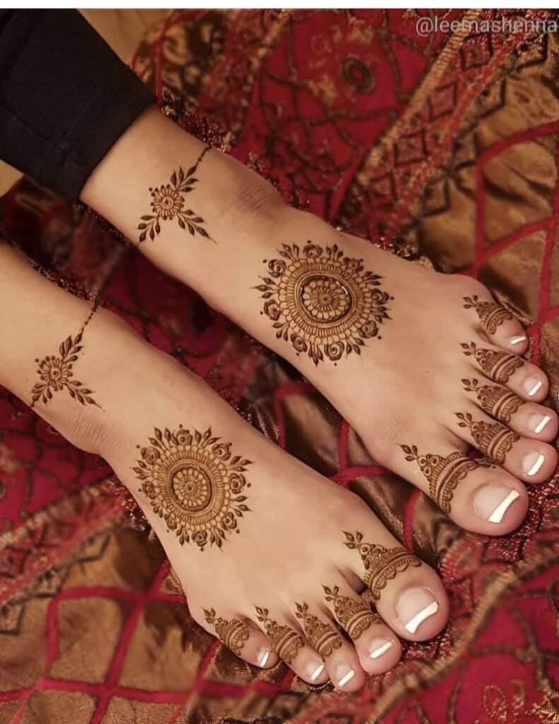 tikki mehndi design
