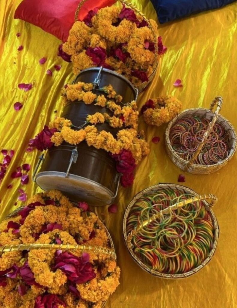 traditional dholki setup