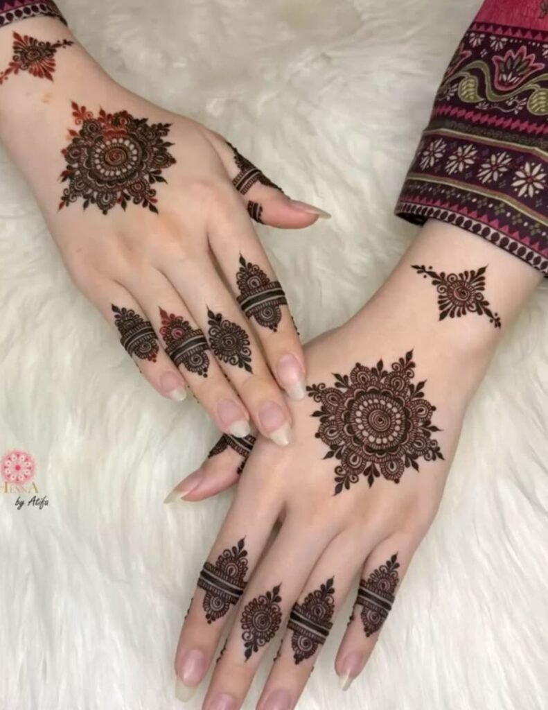 traditional mehndi design