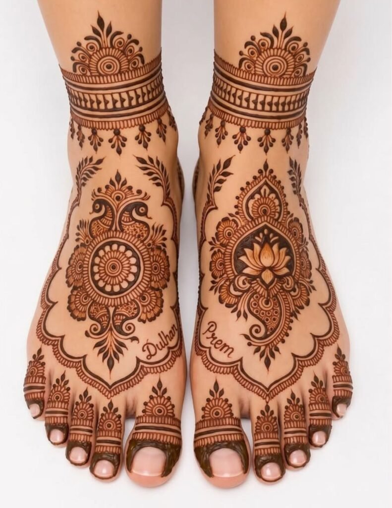 traditional mehndi design