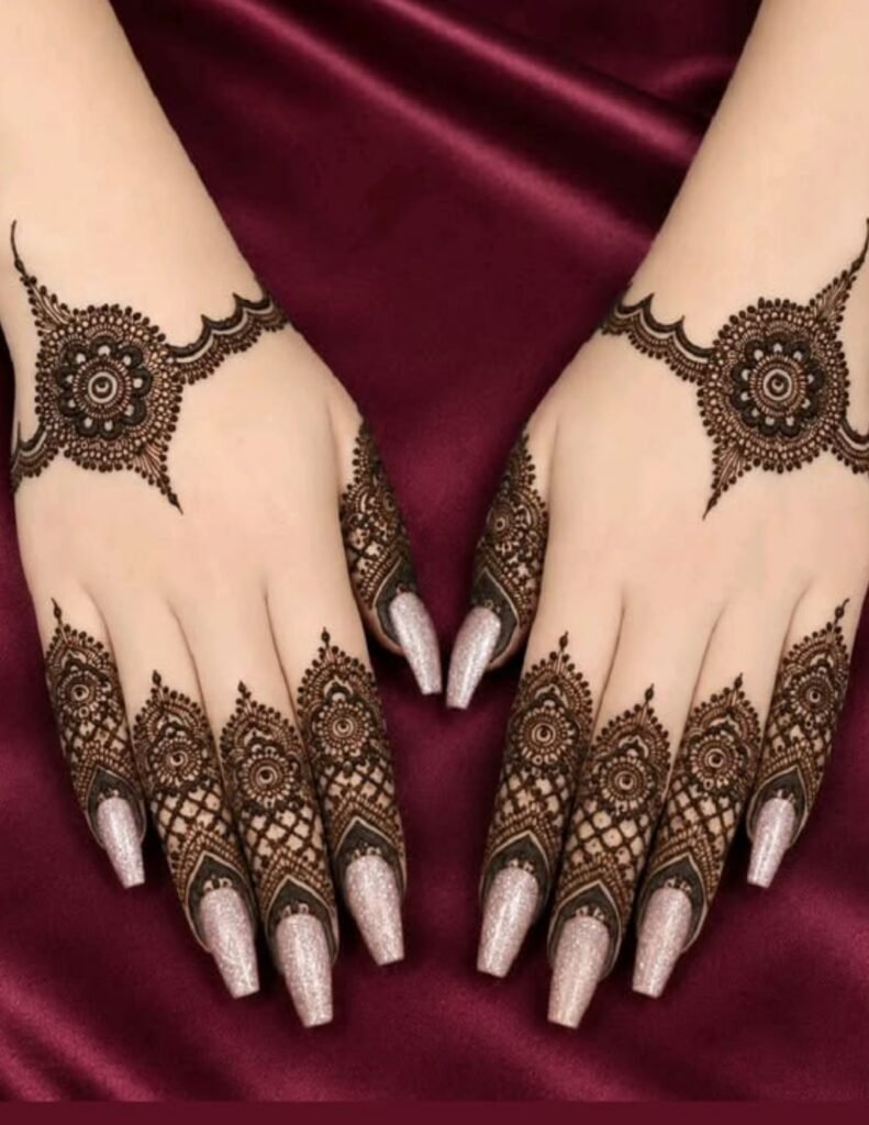 trendy mehndi design