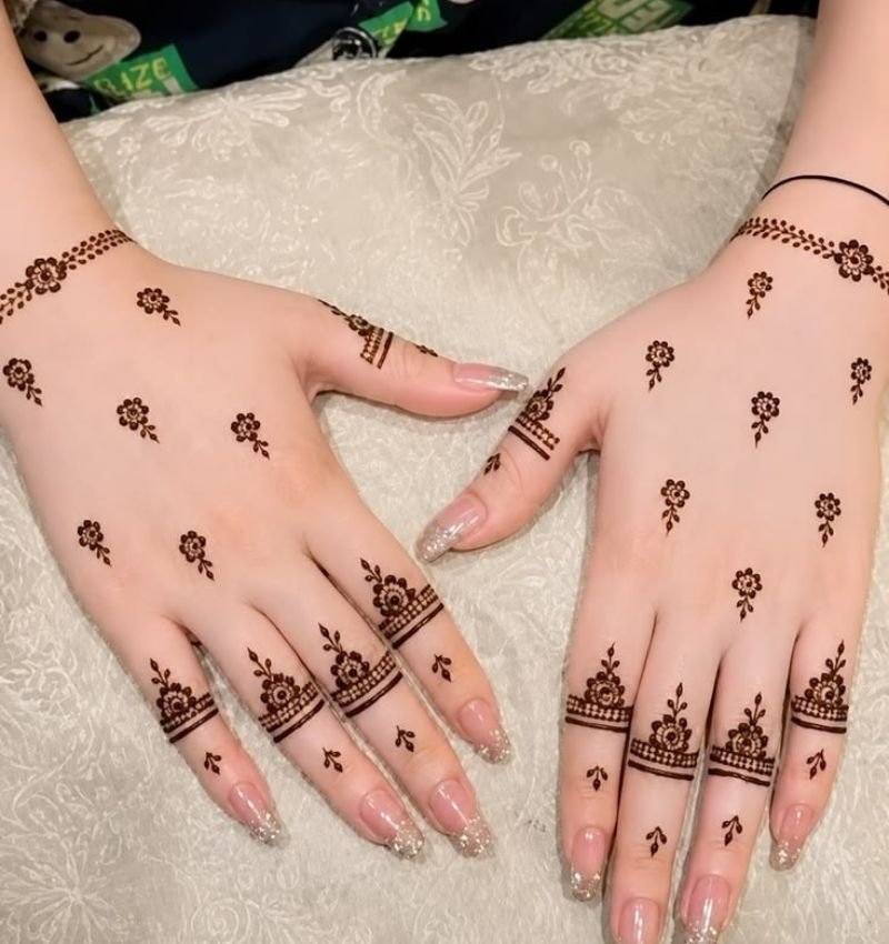 easy mehndi design