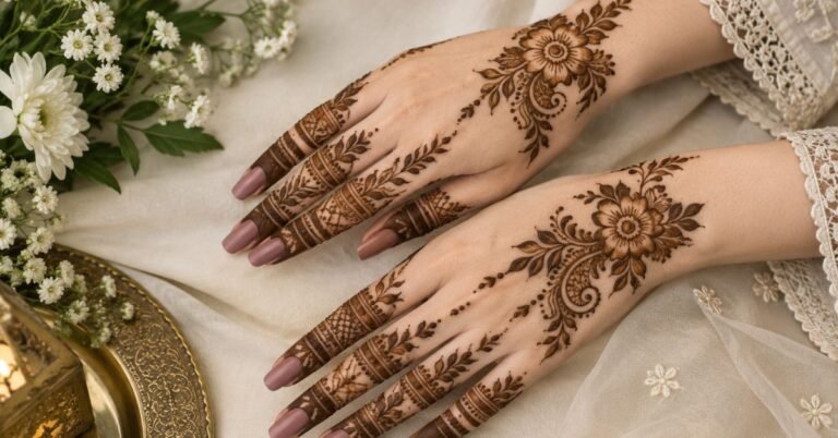 elegant mehndi design