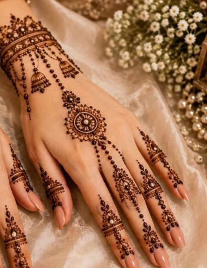 jewellery mehndi design