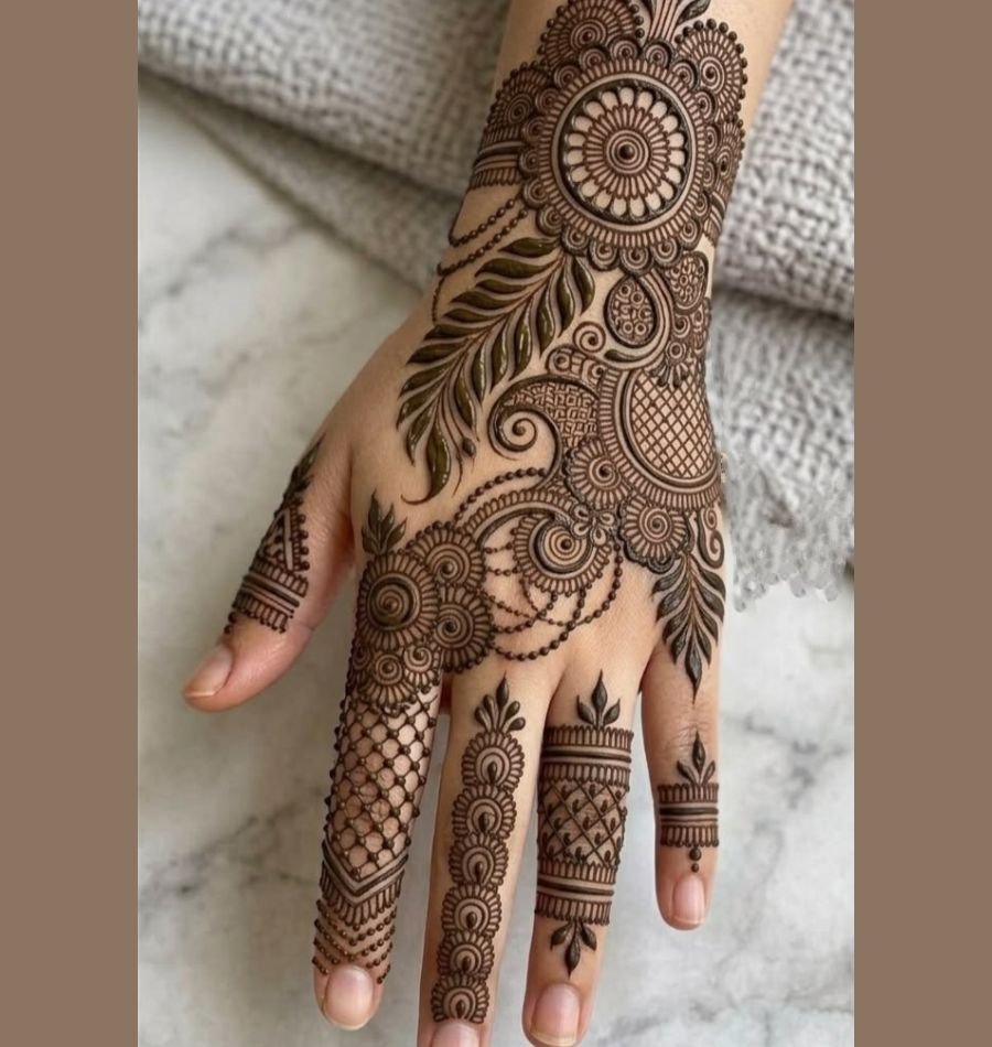 mehndi design for brides