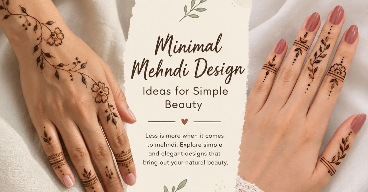minimal mehndi design