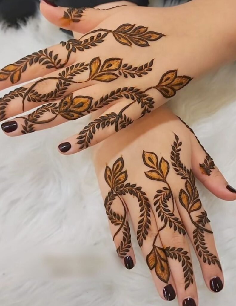 pretty arabic mehndi