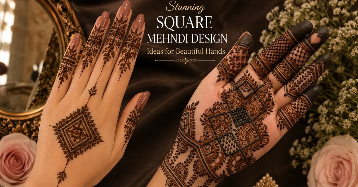 square mehndi design