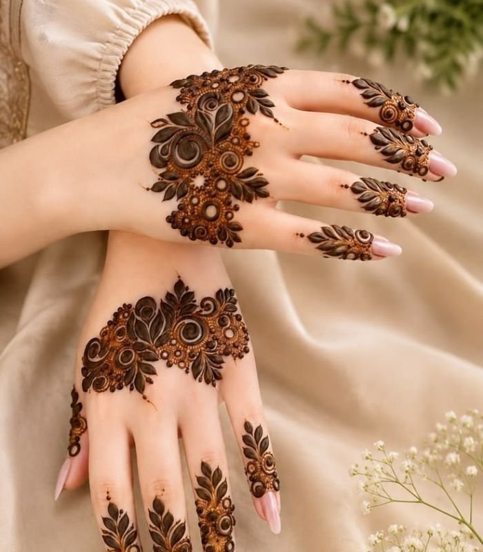 stylish mehndi design