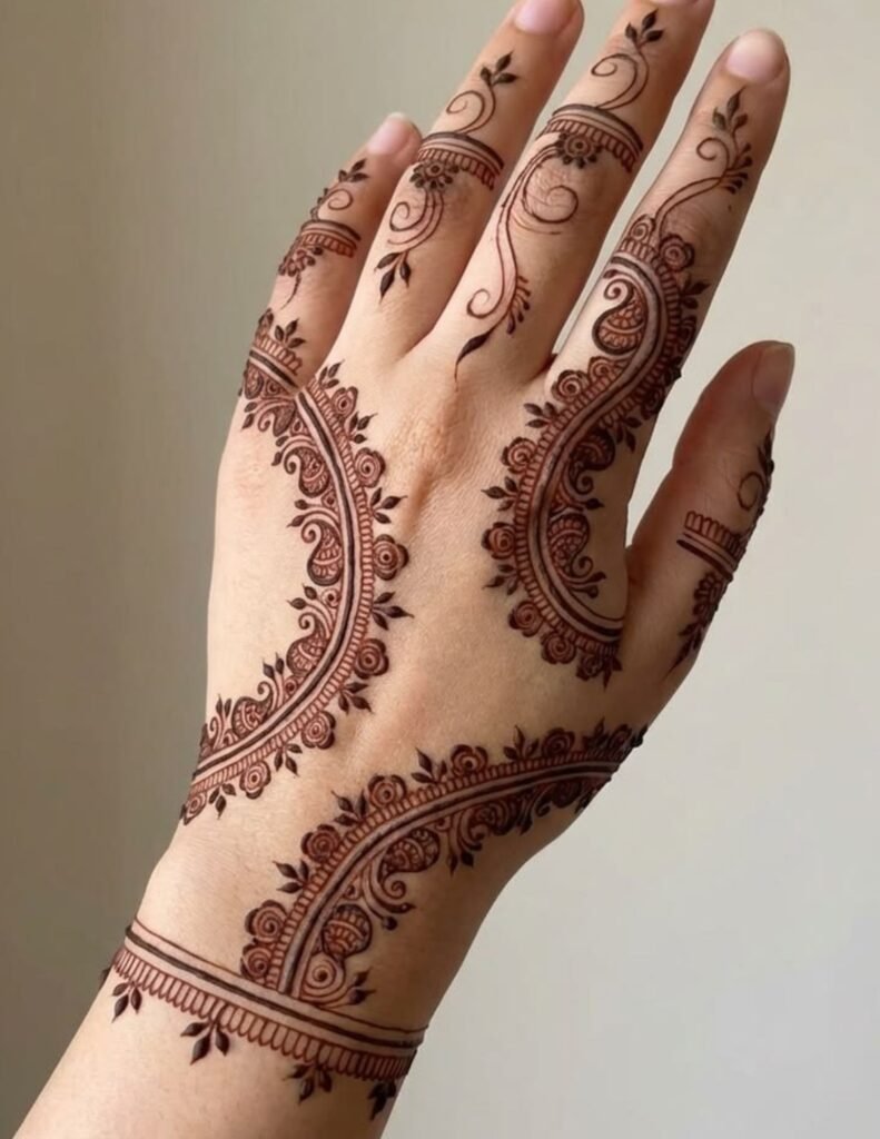 stylish mehndi design