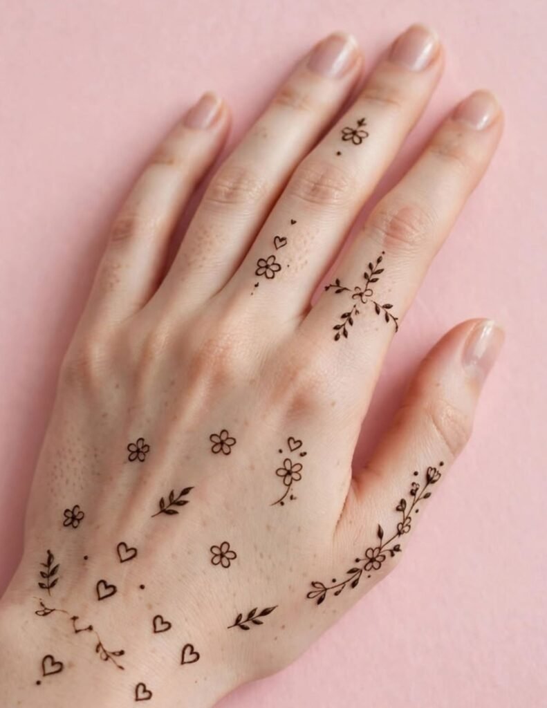 easy mehndi design