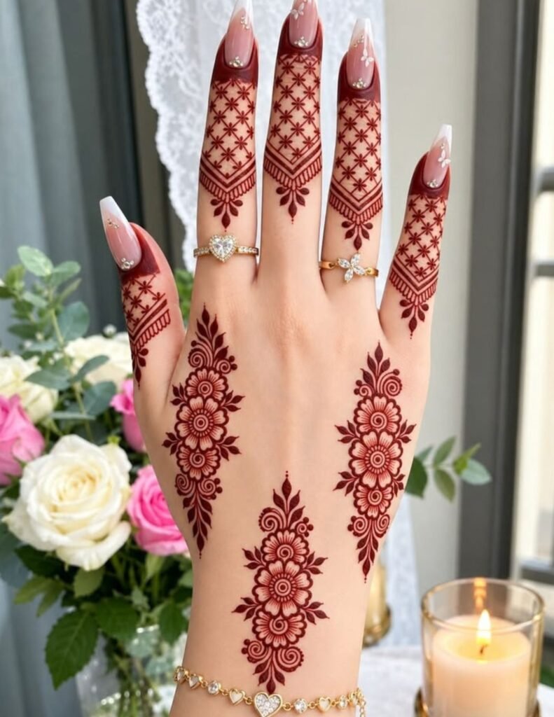 stylish mehndi design